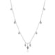 925 Sterling Silver キュービックジルコニアネックレス 長さ：40.5cm N016-03H-SV
