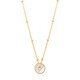 925 Sterling Silver シェルネックレス 長さ：43cm マザーオブパール直径：8mm N022-01G-SV