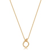 925 Sterling Silver ネックレス 長さ:45cm 結び目のサイズ:L13mm×W9.3mm N029-02G-SV