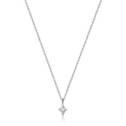 925 Sterling Silver オパールネックレス 長さ:43cm ペンダントサイズ:7.8×5.5mm N034-01H-SV
