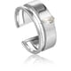 925 Sterling Silver キュービックジルコニアリング リングの幅：0.8cm オープンリング：1.61-1.86cm R018-02H-SV