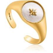 925 Sterling Silver シェルリング リング幅:0.28~1cm マザーオブパール 直径:0.9cm オープンリング1.61-1.86cm R022-01G-SV