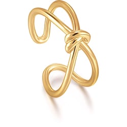 925 Sterling Silver リング リング幅：10.5mm オープンリング：1.61-1.86cm R029-02G-SV