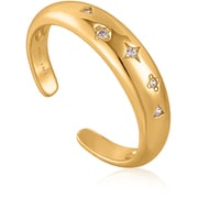 925 Sterling Silver キュービックジルコニアリング リング幅：2.5～4.7mm オープンリング：1.61-1.86cm R034-01G-SV