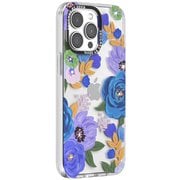 BDCS28-IP15L-F3 [iPhone 15 Plus Flower Original Design Case Blue]
