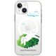 ABF25333i15 [【公式ライセンス品】 なにもしないうさぎMagSafe対応クリアケース for iPhone 15 お出かけしましたがなにもしません]