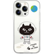 ABF25389i15PR [【公式ライセンス品】 ネコマンジュウソフトクリアケース for iPhone 15 Pro キャットウォーク オン ザ ムーン]