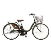 電動アシスト自転車 アシスタU STD(アシスタ U スタンダード) 24インチ 内装3段変速 E.Xナチュラルオリーブ A4SC14