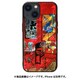I25664i15 [天然貝ケース for iPhone 15 赤の大きな室内]