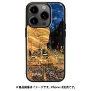 I25495i15PM [天然貝ケース for iPhone 15 Pro Max 夜のカフェテラス]