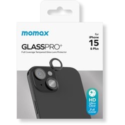 MM25529i15 [GlassPro＋ AR カメラ専用強化ガラスフィルム for iPhone 15/15 Plus ブラック]