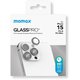 MM25542i15PR [GlassPro＋ AR カメラ専用強化ガラスフィルムfor iPhone 15 Pro/15 Pro Max グレー]