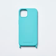 PN25570i15 [ストラップホール付きシリコンケース for iPhone 15 ミント]