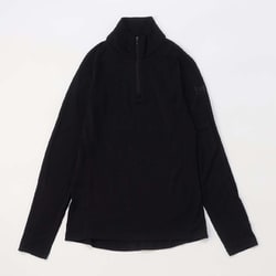 アークティク230 ZIP 1/4 SNW021570 872 JET BLACK Mサイズ [フィットネス ヨガ シャツ レディース]
