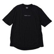 ウィンドブレイカー TEE SNM018920 872 ブラック Sサイズ [ランニングウェア シャツ メンズ]