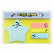 キャラクターグッズ S2840634 限定 ダイカット付箋メモパッド ピーナッツ プチコレクション2 スター