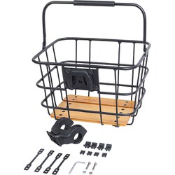 Classic Front Basket 着脱式前かご ブラック 20L 7059