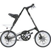 折りたたみ自転車 18インチ 変速なし マットブラック STRIDA SX