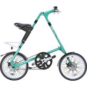 折りたたみ自転車 18インチ 変速なし ミント STRIDA SX