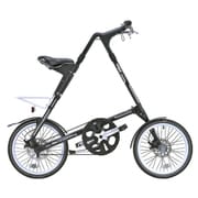 折りたたみ自転車 18インチ 変速なし マットブラック STRIDA SX