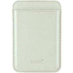 15926 [Card Holder iPhone スマホ用カードポケット マグネットタイプ White Moss]