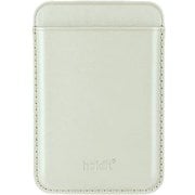 15926 [Card Holder iPhone スマホ用カードポケット マグネットタイプ White Moss]