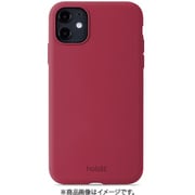 15894 [ソフトタッチシリコーン iPhone 11/XR用ケース Red Velvet]