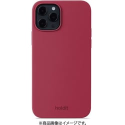 15895 [ソフトタッチシリコーン iPhone 12 Pro/12用ケース Red Velvet]