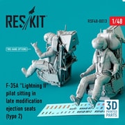 RSK F48-0013 1/48 F-35Aパイロット w/後期型射出座席（タイプ2） [プラモデル用パーツ]