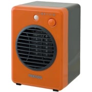 ミニセラミックファンヒーター DCモーター搭載/静音設計 300W オレンジ TS-321
