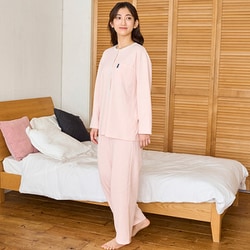 ★VENEX★リカバリーパジャマ★長袖★ M★ライトピンク★ VENEX JAL Mall店 ベネクス リカバリーウェア ニットサッカー