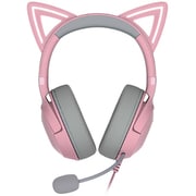 Razer Chroma RGB対応 ネコミミ有線ヘッドセット Razer Kraken Kitty V2 Quartz Pink RZ04-04730200-R3M1