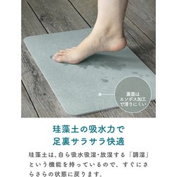 ヨドバシ コレクション 珪藻土 バスマット