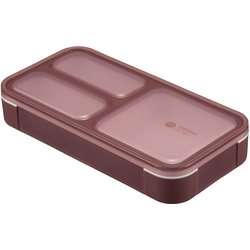 薄型弁当箱 抗菌フードマン400 バーガンンディ