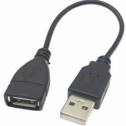 USB延長ケーブル USB2.0 20cm SU2-AA20BS