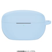 SONY WF-1000XM5対応 カラビナ付シリコンケース ライトブルー IQ-WF1000XM5-LBL