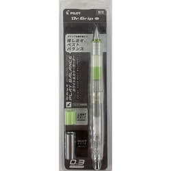 限定 シャープペンシル ドクターグリッププレイバランス 0.3mm ホワイト＆グリーン CSHDG3NC23-WG