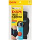 ディファンク トリコットエルボーパッド 肘サポーター 12mm厚パッド D706 ブラックXターコイズ Lサイズ 1枚入り [サポーター 肘用]