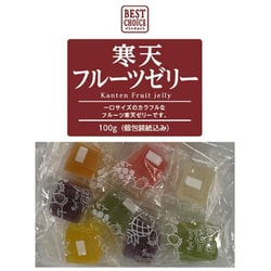 ベストチョイス 寒天フルーツゼリー 100g