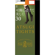 ATSUGI TIGHTS(アツギタイツ) 可憐に透けて美しく 30デニールタイツ ひざ下 22-25cm ブラック 2足組 FS80302P