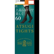ATSUGI TIGHTS(アツギタイツ) 上品シアーで美しく 60デニールタイツ ひざ下 22-25cm ブラック 2足組 FS80602P