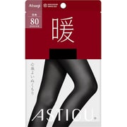 ASTIGU(アスティーグ) 暖 心地よいぬくもり 80デニールタイツ L-LL ブラック AP1080