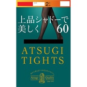 ATSUGI TIGHTS(アツギタイツ) 上品シャドーで美しく 60デニールタイツ L-LL ブラック 2足組 FP11612P