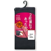 COMFORT(コンフォート) 二重編み 180デニール ダブルニットタイツ M-L ブラック TL2231