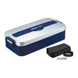 弁当箱 ランチボックス シルバー バック付 ランタスMC 便利 シンプル 使いやすい SS-800C
