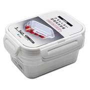 保存容器 密閉 長角 M 540ml 3個 パッキン付 タイトロック こぼれない 便利 耐熱 食洗機対応
