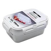 保存容器 密閉 長角 LL 1100ml 2個 パッキン付 タイトロック こぼれない 便利 耐熱 食洗機対応