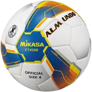 サッカーボール ALMUNDO 貼り FT450BBLY ブルー/イエロー 4号 検定球 [サッカーボール]