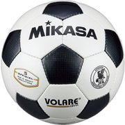 サッカーボール 手縫い SVC5011WBK ホワイト/ブラック 5号 検定球 [サッカーボール]