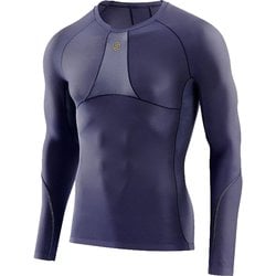 シリーズ5 メンズトップスロングスリーブ SERIES-5 MENS TOP L/S 18121510 098 ネイビー Mサイズ [コンディショニングウェア シャツ メンズ]